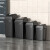 YYN商用无盖垃圾桶大容量2023厨房超大方形餐饮40大号20L 80L灰色正方形桶
