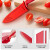 WMF福腾宝小红刀套装家用瓜果刀瓜果刀具便携随身削皮刀小刀 Touch厨房用刀2件套(红色）