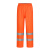 金诗洛 KY031 环卫雨衣套装 劳保警示安全交通施工雨衣 分体兰格条橘色 180/2XL