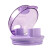 特百惠（Tupperware）晶彩mini塑料杯 男女学生儿童水杯子夏季小巧便携 冰沙紫280ML