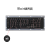 研龙HS330C5-BL黑色嵌入式工业金属不锈钢键盘带触摸鼠标防尘水 USB接口-WIN界面-标准款 无 x 否 x 官方标配