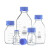 SIMAX大口方形蓝盖瓶GL80广口玻璃试剂瓶500/1000/2000ml密封罐 500ml 透明 GL45