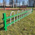 花坛草坪护栏栅栏锌钢园林绿化隔离栏菜园篱笆围栏铁艺栏杆 组装纯白色-高0.4m*长3.05m【一米价格】