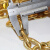 集兴 JX-0217 黄铜链条6mm直径隔离带黄铜倒链工业铜链 1米 1条