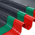七彩阁 防水防滑地垫塑料垫 PVC塑胶地板垫子人字纹 绿色 1.5m宽*2.5mm厚 12米长