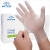 英科 一次性手套PVC检查防护手套 指尖加厚 透明色M-XL码 50双/盒