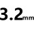 天工含钴钻头:M35高速钢麻花钻头1.0-8.9mm不锈钢专用:直柄钻咀 3.2mm（1支