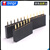 DZQJ 单排/双排母2.54mm排针插座排母1*2P3P4P5P6P7P8P9P10P16P20 4P单排直针（20只装）