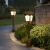 草坪灯欧式户外防水花园别墅方形草地灯室外高路灯LED 高2.7米-太阳能双色-古铜色