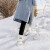 雪地靴皮毛一体零下40℃东北哈尔滨加厚加绒防滑高筒女男雪地靴轻 穿加厚棉袜建议拍大2码 35