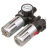 气泵空气油水分离器BFC2000/3000/4000二联件BFR+BL气源处理过滤 BFC2000塑料外罩