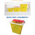 利器盒一次性锐器盒圆形废物用垃圾桶黄色方形收纳垃圾桶 方形8L(五个起拍)