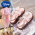 迪士尼（Disney）女童凉鞋2024夏季新款时尚软底宝宝鞋子防滑水晶鞋女孩珍珠公主鞋 米色 26