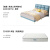双虎（SUNHOO）双人床 现代床简约床小户型主卧1.8米床婚床软包奶油风软床0073