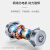 艾美特 排气扇吸顶式管道扇 XC1507（12寸）吊顶换气扇超薄低噪强力抽风机厚10.8公分