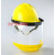 LNG加气站耐低温防护面屏防雾防飞溅面罩液氮防冻面屏冲击安帽 简易面罩