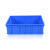 罗德力 零件筐 加厚可折叠收纳整理箱塑料物流周转箱 蓝色7# 300*200*87mm