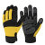 彬单 可触屏设计手套工地耐磨物流工作手套 黄色 M