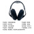 耐呗斯 29dB隔音降噪耳罩 可调节头戴式防噪音睡眠耳机 工业车间装修 NBS3202 黑色 1副