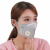 林盾 3007防尘口罩防护口罩防霾粉尘防护男女口罩 灰色(带呼吸阀) 均码