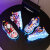 迪士尼（Disney）跑马灯充电发光鞋七彩卡通亮灯鞋奥特曼男童女童网面透气运动鞋子 10086蓝 网面+发光手表+快充器 34