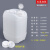 水杉5L乳白色透气款堆码桶液体化肥桶排气密封桶5L带透气盖塑料桶 S