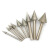 【Rehoo】玉雕工具金刚石磨头三角型翡翠磨针雕刻工具伞形柄 伞形6*20mm
