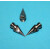 DYQT点胶针头锥形精密分体针头不锈钢出胶嘴精密点胶机打胶头 单针尖0.6mm