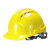 林盾 LINDUN 安全帽工地ABS工程建筑防砸抗冲击施工帽领导安全头盔免费印字 黄色(ABS 三筋加固) 均码