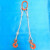 钢丝绳吊索具/压制钢丝绳组合吊具/起重吊钩索具/二肢三肢四肢 4.75吨3米4腿