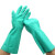 厚创 耐酸碱耐油蓝丁氰工业手套丁腈耐油手套耐溶剂橡胶手套每副独立包装 9#