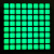 JY-MCU 大尺寸8x8LED方块方格点阵模块-可级联  红绿蓝可选 蓝色