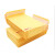 适用黄色纸气泡信封袋防水防震自封泡沫袋快递包装袋工厂 14x16+4cm(大箱900只)