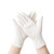 泓瑞沣 一次性橡胶手套白色手指套 均码 双 均码