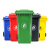 蓓尔蓝 环卫垃圾桶配件 240L配套盖子 灰色 户外分类垃圾桶盖