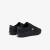 LACOSTE 法国鳄鱼 皮革男士板鞋 Gripshot 日常户外运动鞋 透气轻便圆头平底休闲鞋 黑色 39.5