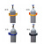实验室气瓶固定支架ABS塑料钢瓶固定架40L医院气瓶柜防倒氧气筒 橙色普通款