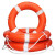 久臻 385 成人救生圈 船用救生浮圈 防汛救援圈 实心游泳泡沫圈加厚2.5KG塑料圈 标准版救生圈