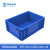 Raxwell蓝色EU系列周转箱长方形加厚塑料物流箱汽配箱水产养鱼养龟箱收纳整理储物分类箱RHSS4008