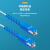 天背（Tianbei）隐形光纤透明室内皮线光缆 SC-SC 10米 TB-WS02