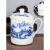 景德镇大容量陶瓷茶杯带盖家用喝水杯男士泡茶杯子个人礼品杯定制 九号480ml蓝色多瑙河 0只 500ML