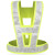 LED带灯反光马甲充电反光背心施工环卫反光衣骑行反光安全服 充电款(黄色-) XL