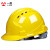 LISM印字 安全帽工地男领导施工建筑工程电工头盔定制LOGO印字 白色 三筋透气反光条