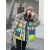 棉致森马集团旗下印花撞色羽绒服女2023年冬季小众设计感韩系面包服学 花色 M 105-125