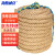 海斯迪克 工业麻绳拔河绳 天然黄麻绳子手工黄麻 包装捆绑绳子 直径10mm*1m H-160