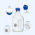 液相色谱流动瓶GL45多孔盖流动相瓶溶剂瓶100/250/500/1000ml 单孔盖