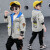 卡淘熊童装男童外套儿童风衣秋装新款时尚韩版中大童男孩夹克宝宝衣服 蓝色 150cm