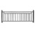 瑞力马（RUILIMA）市政护栏锌钢铁艺护栏城市公路隔离栏防撞道路护栏人行道栏杆 深灰色 定制款式1