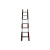 晟泰邦 红白竹梯  含梯套 喷红白荧光漆(单位：套) 3米 7级
