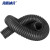海斯迪克 HKLY-47 PP阻燃波纹管 电线电缆保护套 穿线管波纹软管蛇皮管 AD54.5(48*54.5mm)100米